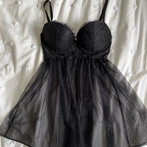 victoria’s secret babydoll lace top